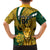 Custom South Africa Rugby Family Matching Long Sleeve Bodycon Dress and Hawaiian Shirt Come On Bokke Champion World Cup 2023 - Wonder Print Shop