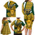 Custom South Africa Rugby Family Matching Long Sleeve Bodycon Dress and Hawaiian Shirt Come On Bokke Champion World Cup 2023 - Wonder Print Shop