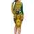 Custom South Africa Rugby Family Matching Long Sleeve Bodycon Dress and Hawaiian Shirt Come On Bokke Champion World Cup 2023 - Wonder Print Shop