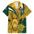 Custom South Africa Rugby Family Matching Mermaid Dress and Hawaiian Shirt Come On Bokke Champion World Cup 2023 - Wonder Print Shop