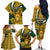 Custom South Africa Rugby Family Matching Off Shoulder Long Sleeve Dress and Hawaiian Shirt Come On Bokke Champion World Cup 2023 - Wonder Print Shop