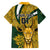 Custom South Africa Rugby Family Matching Off Shoulder Long Sleeve Dress and Hawaiian Shirt Come On Bokke Champion World Cup 2023 - Wonder Print Shop