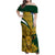 Custom South Africa Rugby Family Matching Off Shoulder Maxi Dress and Hawaiian Shirt Come On Bokke Champion World Cup 2023 - Wonder Print Shop