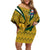 Custom South Africa Rugby Family Matching Off Shoulder Short Dress and Hawaiian Shirt Come On Bokke Champion World Cup 2023 - Wonder Print Shop