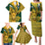 Custom South Africa Rugby Family Matching Puletasi Dress and Hawaiian Shirt Come On Bokke Champion World Cup 2023 - Wonder Print Shop