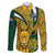 Custom South Africa Rugby Family Matching Puletasi Dress and Hawaiian Shirt Come On Bokke Champion World Cup 2023 - Wonder Print Shop