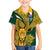 Custom South Africa Rugby Family Matching Short Sleeve Bodycon Dress and Hawaiian Shirt Come On Bokke Champion World Cup 2023 - Wonder Print Shop