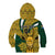 Custom South Africa Rugby Kid Hoodie Come On Bokke Champion World Cup 2023 - Wonder Print Shop