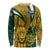 Custom South Africa Rugby Long Sleeve Shirt Come On Bokke Champion World Cup 2023 - Wonder Print Shop