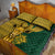 Custom South Africa Rugby Quilt Bed Set Come On Bokke Champion World Cup 2023 - Wonder Print Shop