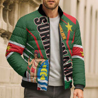 Republiek Suriname Bomber Puffer Jacket Special Edition - Wonder Print Shop
