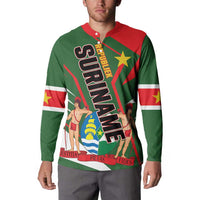 Republiek Suriname Button Sweatshirt Special Edition - Wonder Print Shop