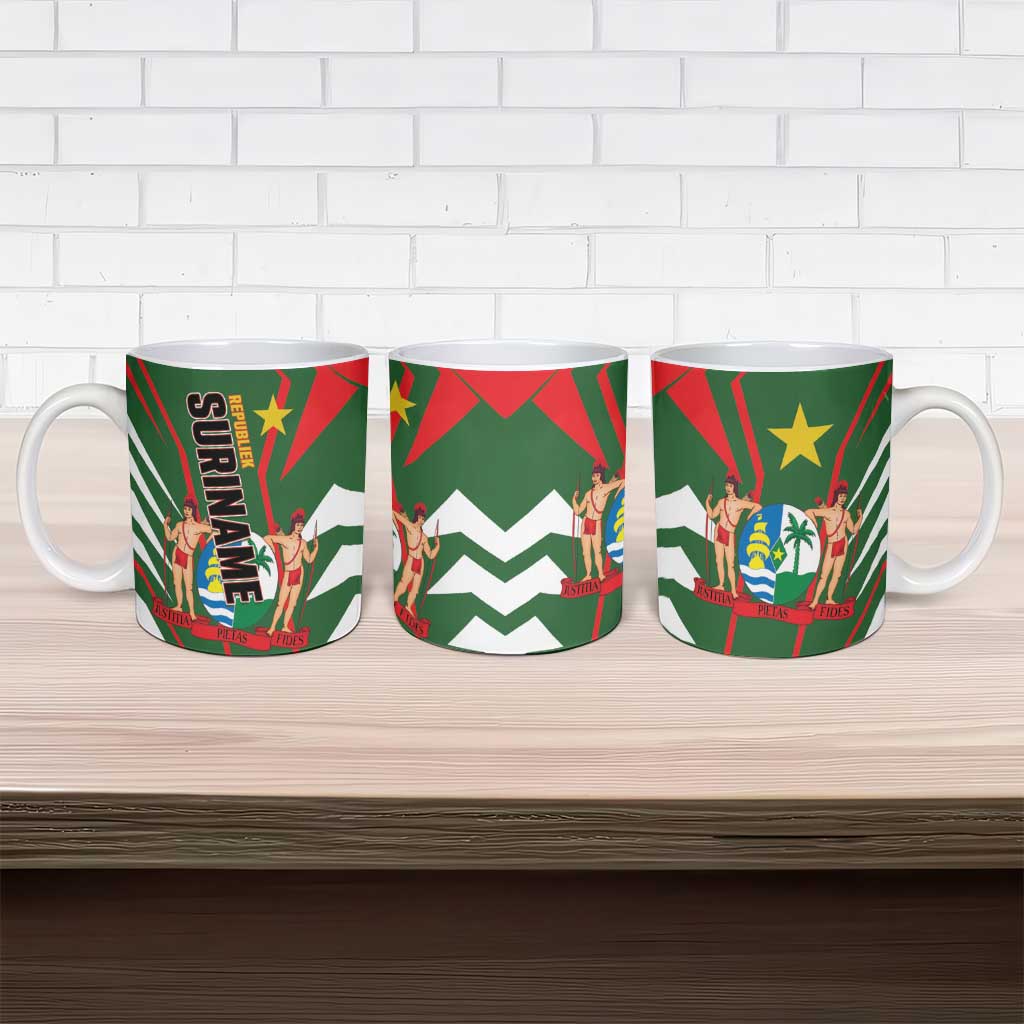 Republiek Suriname Ceramic Mug Special Edition - Wonder Print Shop