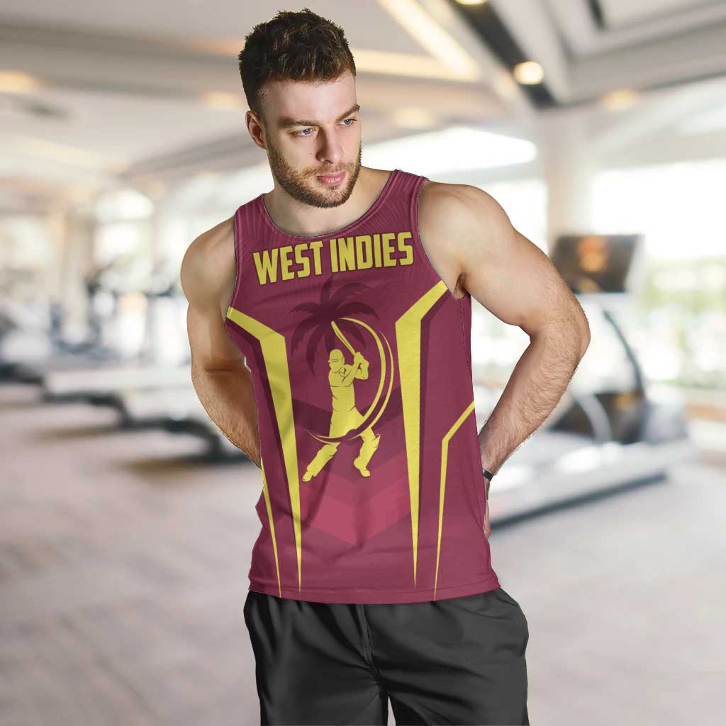 Custom West Indies Cricket Men Tank Top Windies Great To Be Back