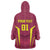 Custom West Indies Cricket Wearable Blanket Hoodie Windies Great To Be Back