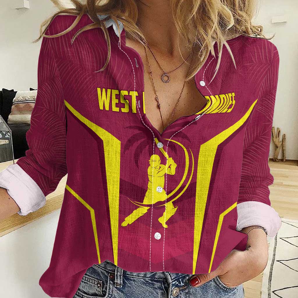 Custom West Indies Cricket Women Casual Shirt Windies Great To Be Back