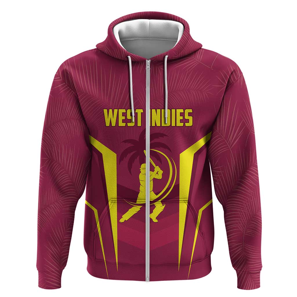 Custom West Indies Cricket Zip Hoodie Windies Great To Be Back - Wonder Print Shop