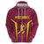 Custom West Indies Cricket Zip Hoodie Windies Great To Be Back - Wonder Print Shop