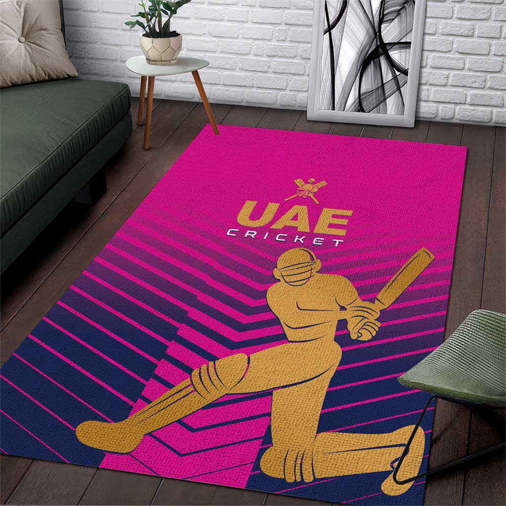 United Arab Emirates Cricket Area Rug Go Boys Team UAE - Wonder Print Shop