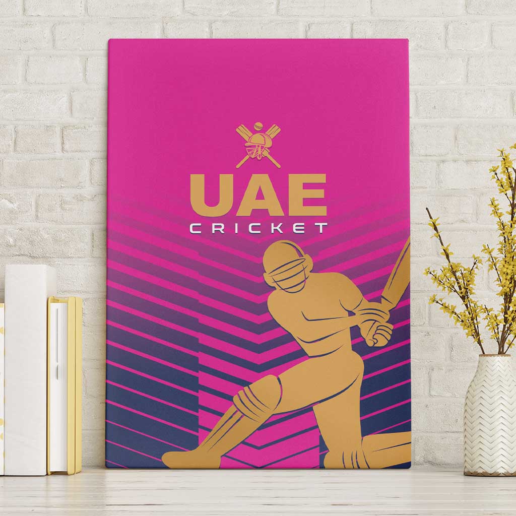 United Arab Emirates Cricket Canvas Wall Art Go Boys Team UAE - Wonder Print Shop