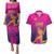 Custom United Arab Emirates Cricket Couples Matching Puletasi and Hawaiian Shirt Go Boys Team UAE - Wonder Print Shop