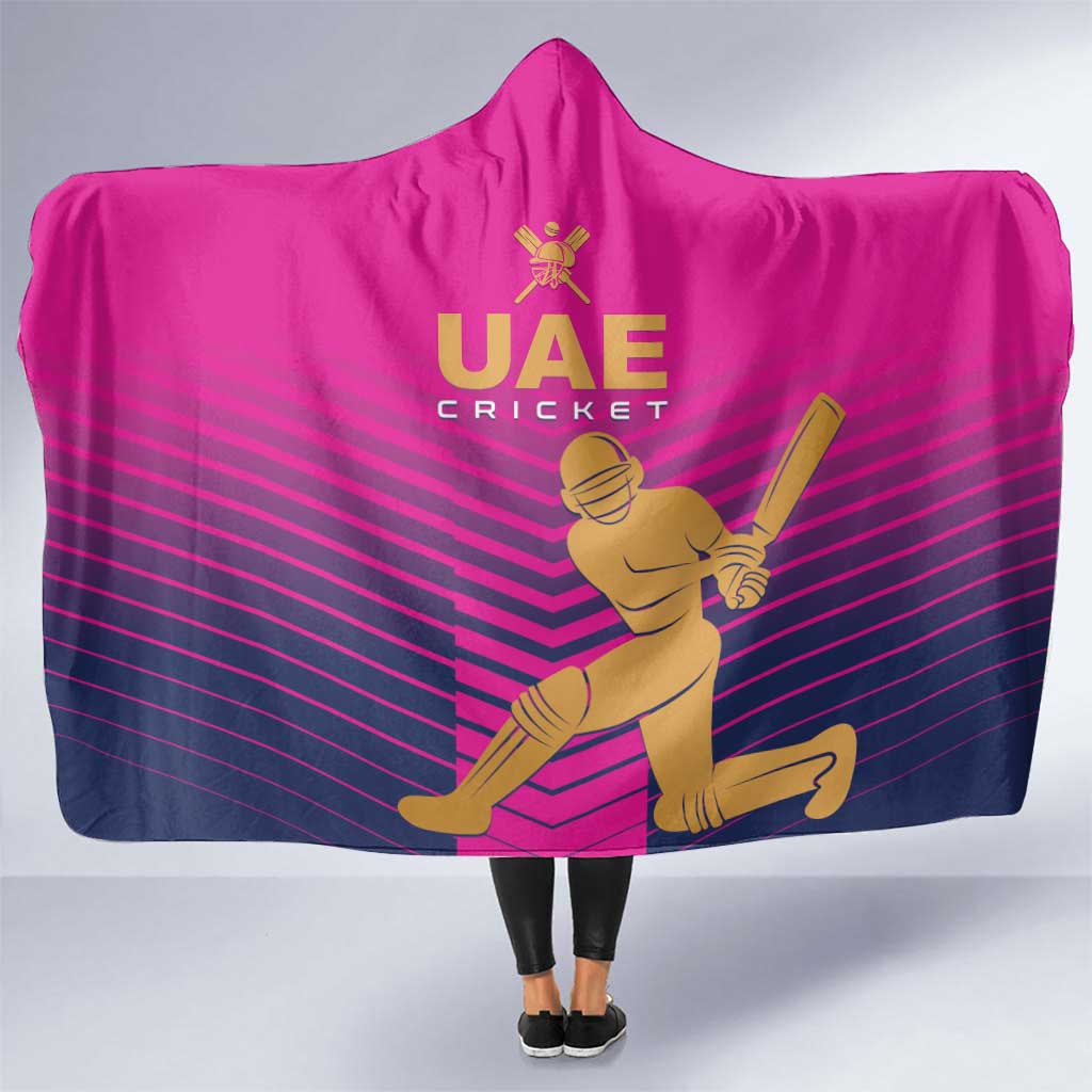 United Arab Emirates Cricket Hooded Blanket Go Boys Team UAE