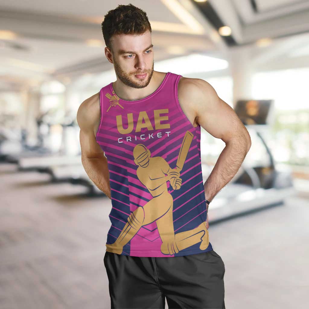 Custom United Arab Emirates Cricket Men Tank Top Go Boys Team UAE