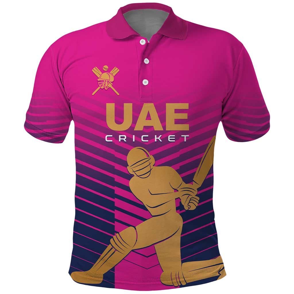 Custom United Arab Emirates Cricket Polo Shirt Go Boys Team UAE