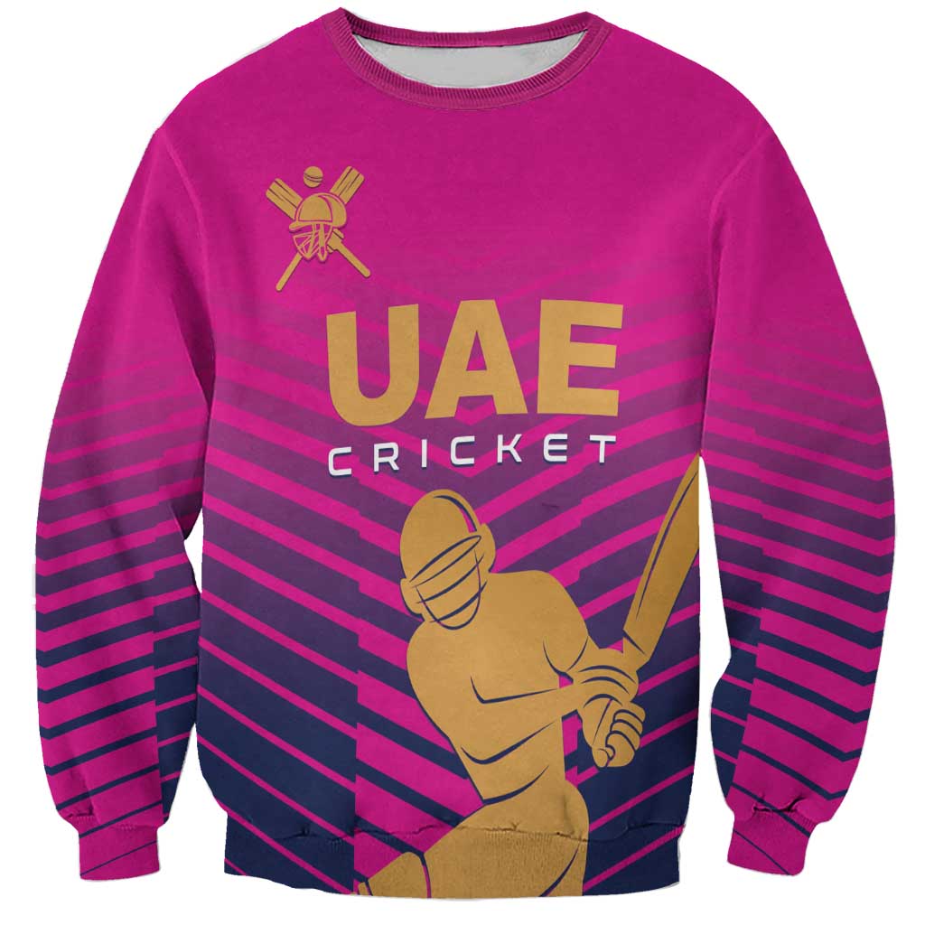 Custom United Arab Emirates Cricket Sweatshirt Go Boys Team UAE - Wonder Print Shop