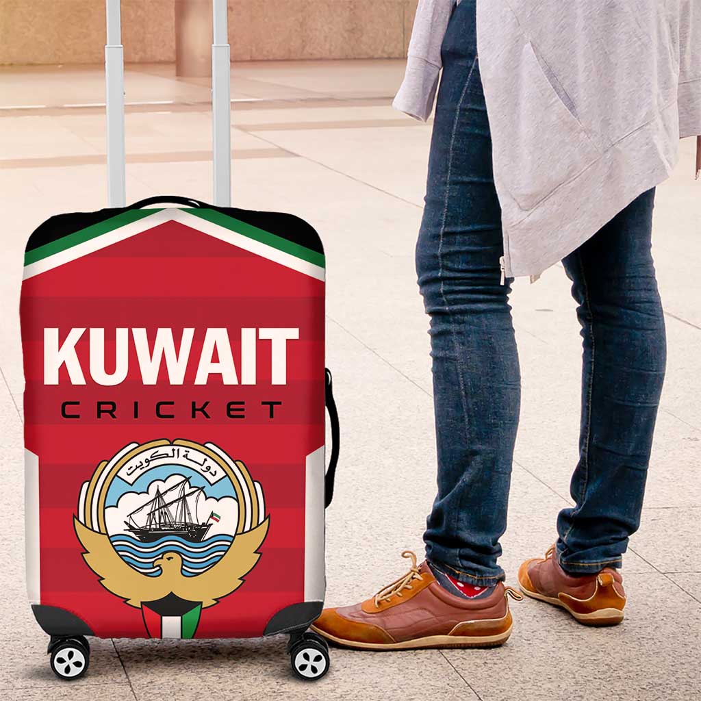 Kuwait Cricket Luggage Cover Go Champions