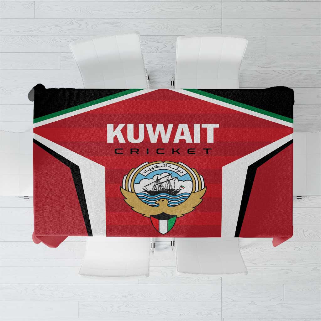 Kuwait Cricket Tablecloth Go Champions