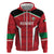 Custom Kuwait Cricket Zip Hoodie Go Champions - Wonder Print Shop