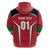 Custom Kuwait Cricket Zip Hoodie Go Champions - Wonder Print Shop