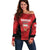 Custom Bahrain Cricket Off Shoulder Sweater Come On Team Bahrain