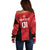 Custom Bahrain Cricket Off Shoulder Sweater Come On Team Bahrain