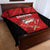 Bahrain Cricket Quilt Bed Set Come On Team Bahrain - Wonder Print Shop