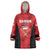 Custom Bahrain Cricket Wearable Blanket Hoodie Come On Team Bahrain