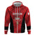 Custom Bahrain Cricket Zip Hoodie Come On Team Bahrain - Wonder Print Shop