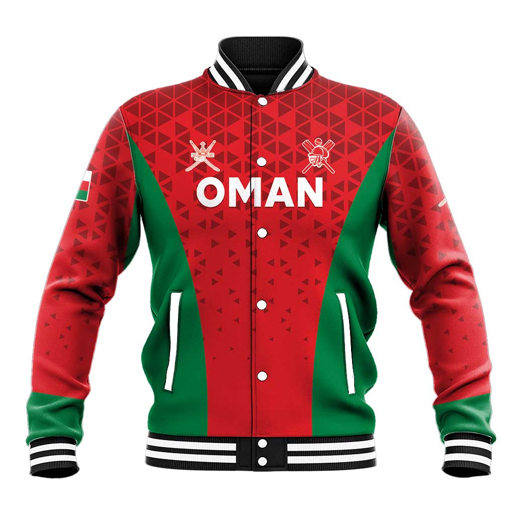 Custom Oman Cricket Baseball Jacket Team Oman Come On - Wonder Print Shop