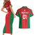 Custom Oman Cricket Couples Matching Short Sleeve Bodycon Dress and Hawaiian Shirt Team Oman Come On - Wonder Print Shop