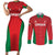 Custom Oman Cricket Couples Matching Short Sleeve Bodycon Dress and Long Sleeve Button Shirt Team Oman Come On - Wonder Print Shop