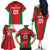 Custom Oman Cricket Family Matching Off The Shoulder Long Sleeve Dress and Hawaiian Shirt Team Oman Come On - Wonder Print Shop