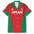 Custom Oman Cricket Family Matching Off Shoulder Short Dress and Hawaiian Shirt Team Oman Come On - Wonder Print Shop