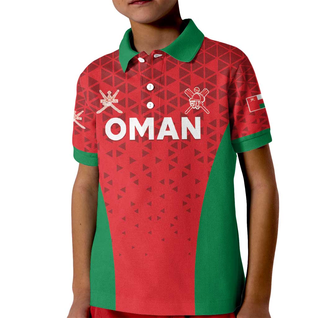 Custom Oman Cricket Kid Polo Shirt Team Oman Come On - Wonder Print Shop