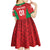 Custom Oman Cricket Kid Short Sleeve Dress Team Oman Come On - Wonder Print Shop