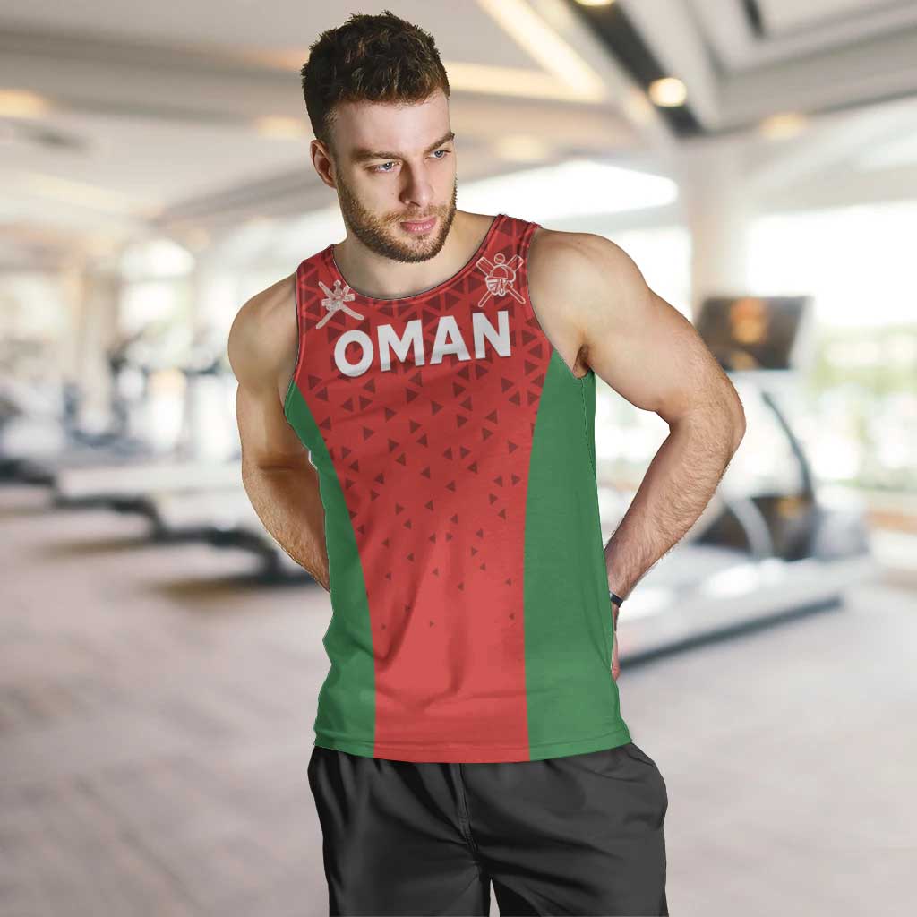 Custom Oman Cricket Men Tank Top Team Oman Come On