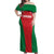 Custom Oman Cricket Off Shoulder Maxi Dress Team Oman Come On - Wonder Print Shop