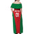 Custom Oman Cricket Off Shoulder Maxi Dress Team Oman Come On - Wonder Print Shop