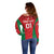 Custom Oman Cricket Off Shoulder Sweater Team Oman Come On - Wonder Print Shop