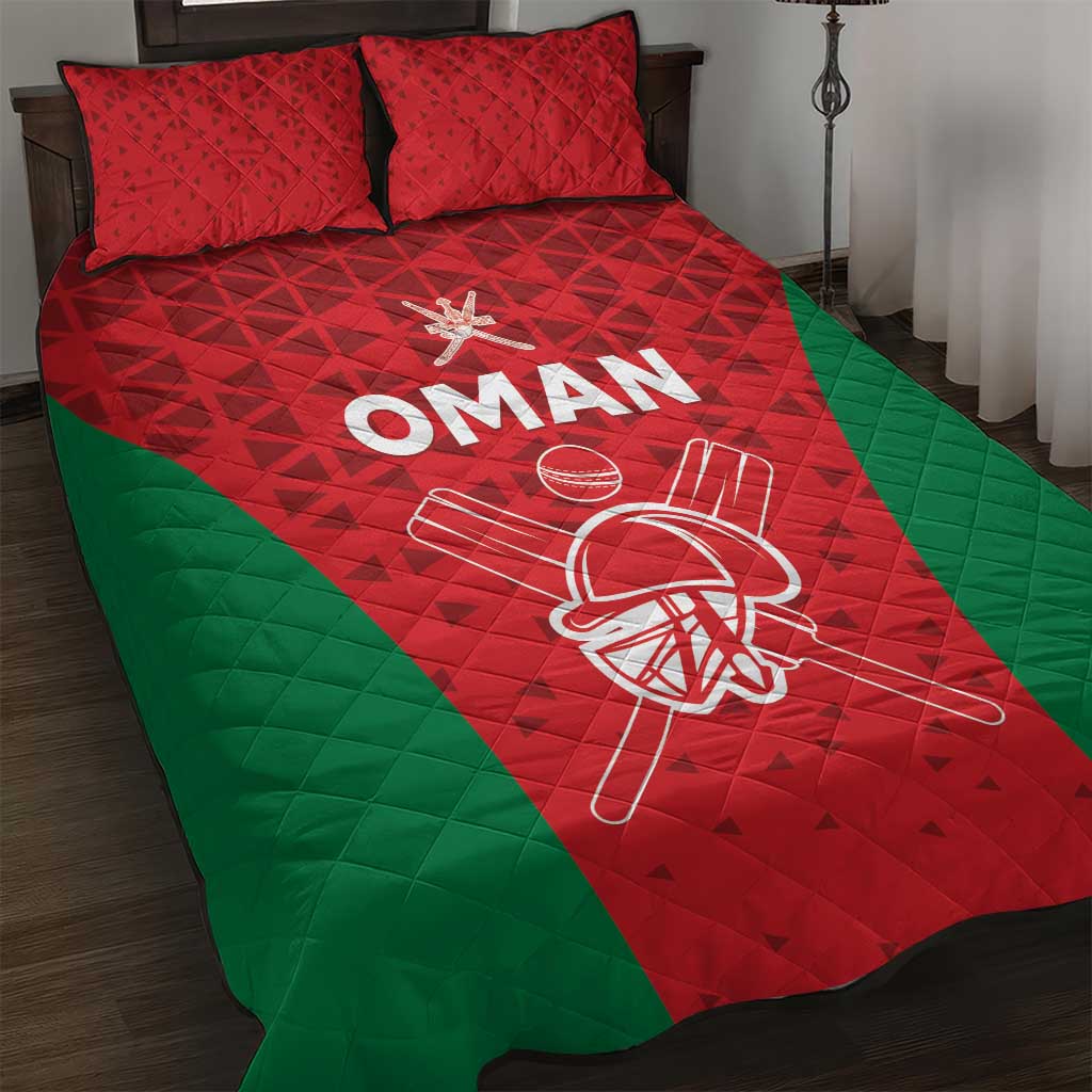 Oman Cricket Quilt Bed Set Team Oman Come On - Wonder Print Shop